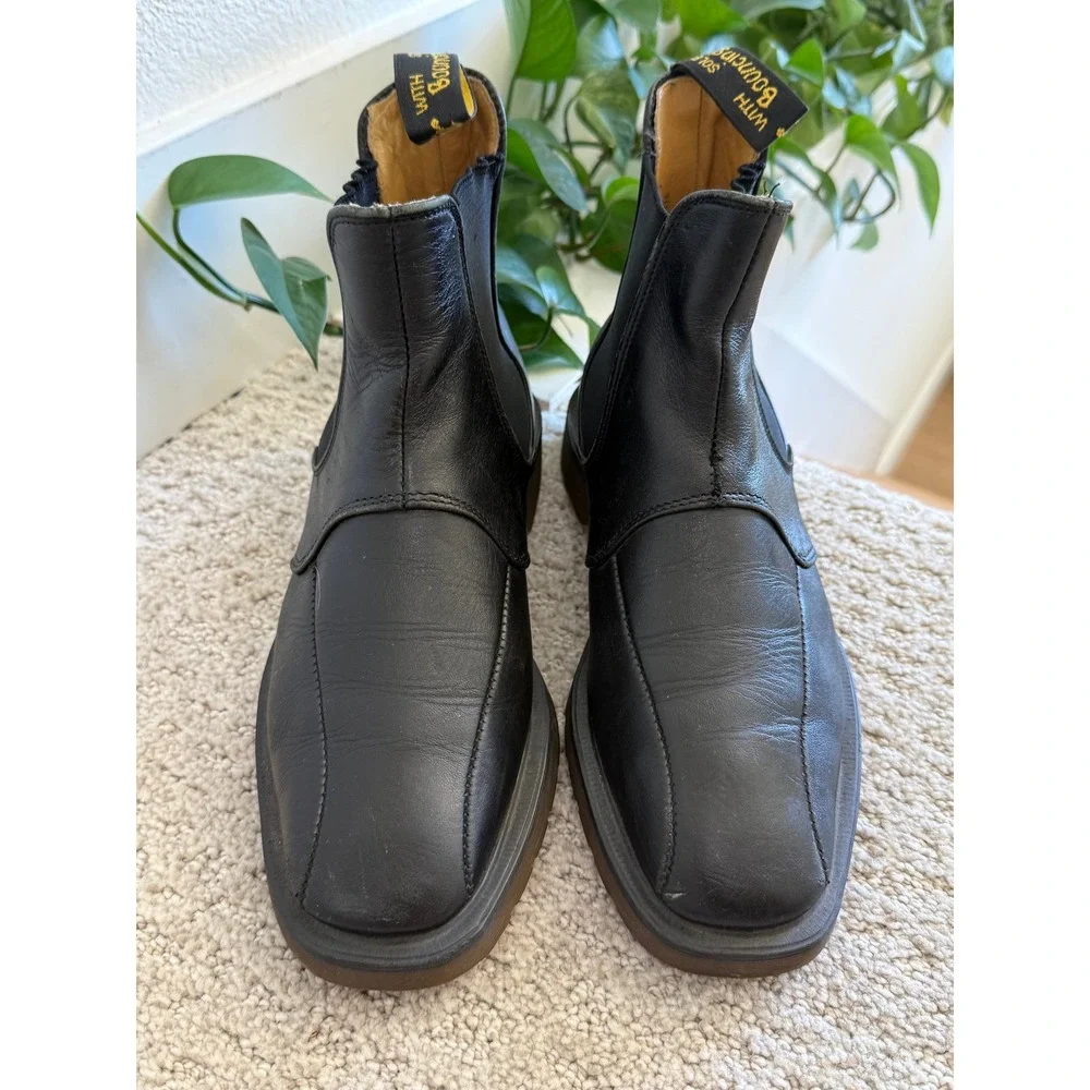 Vintage Dr. Martens Made in England Chelsea Boots Men 8 UK 7 Black Leather 90s